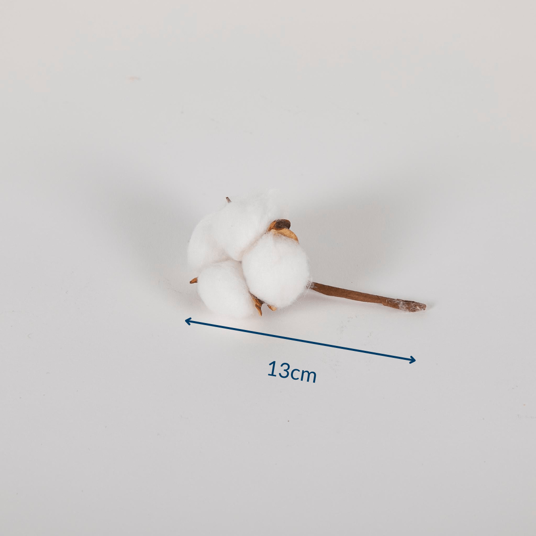 Fluffy Cotton Head Stems - Box of 288 - Bulk - Tableday