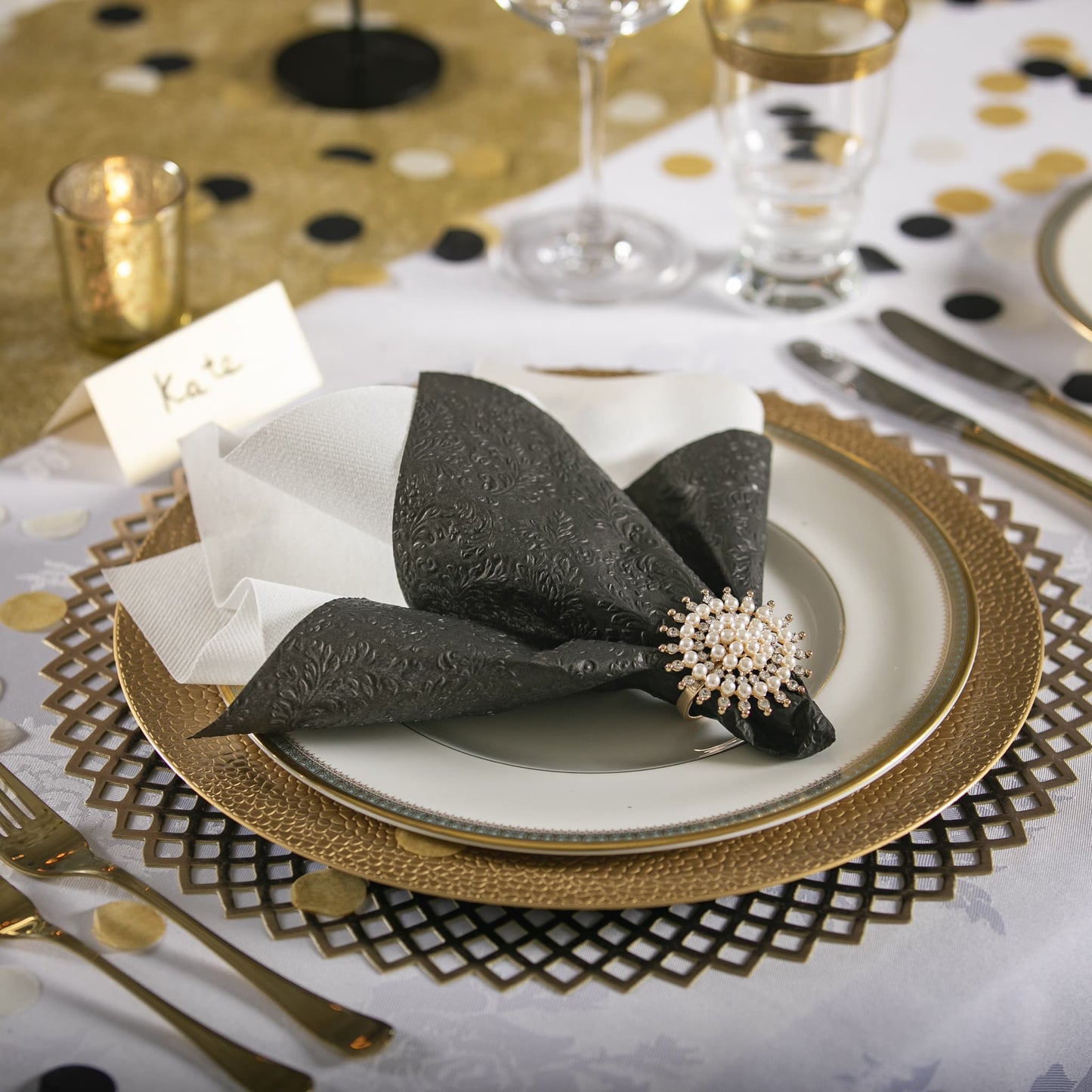 Midnight New Year's Eve Dinner Party Kit - Tableday