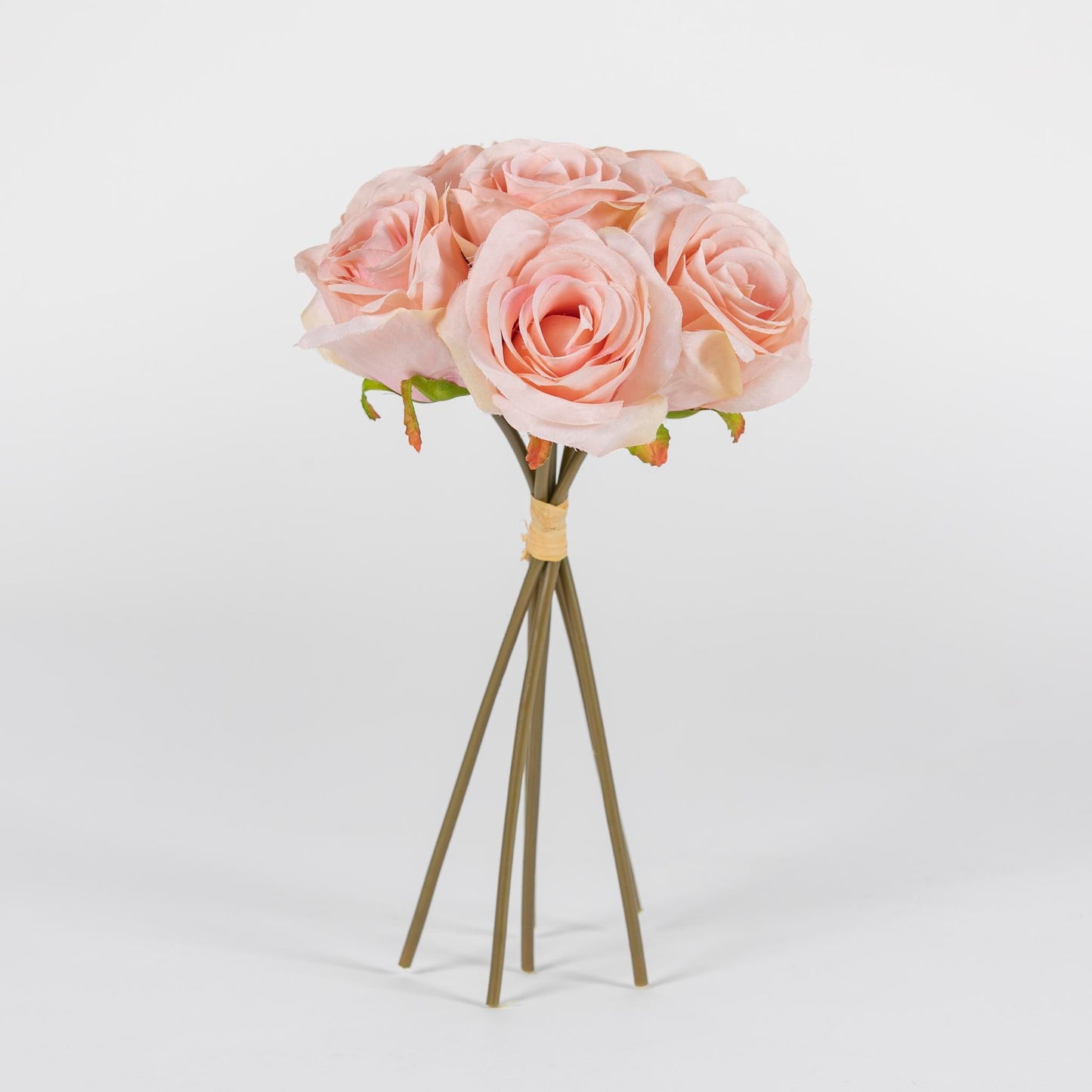 Peach Blush Rose Bouquet - Tableday