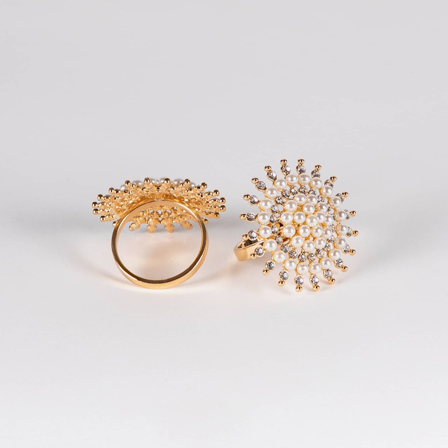 Pearl Sunburst Napkin Ring - Tableday