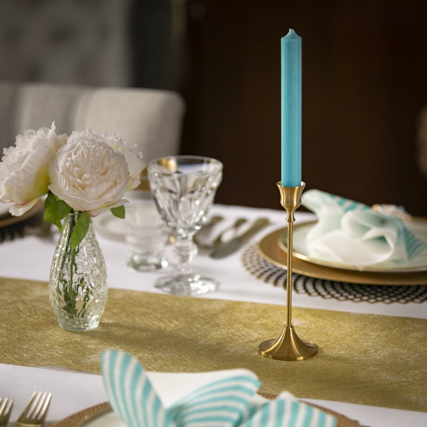 Turquoise Candle - Tableday